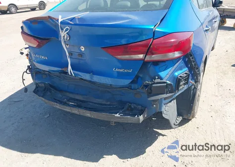 2017 Hyundai Elantra Limited from USA, damaged, VIN 5NPD84LF5HH042051
